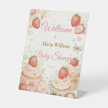 Baby Shower Fantaisiste aux Fraises