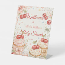 Baby Shower Fantaisiste Cerise