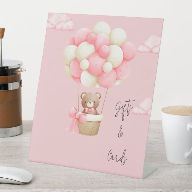 SIGNE DE TABLE BABY SHOWER FILLE (In SItu)