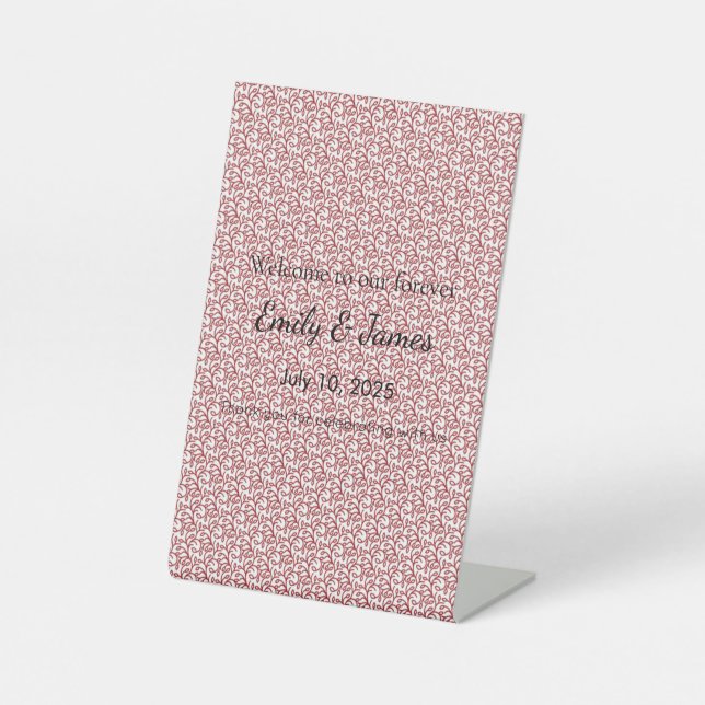 Signe De Table Baby Shower Plastic Sign That Wows (Recto)