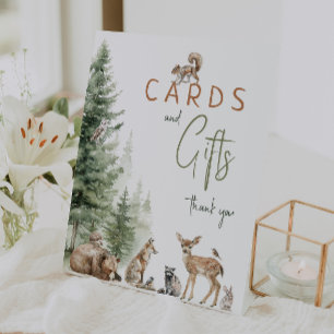 Signe De Table Baby showers de cartes et cadeaux pour animaux de