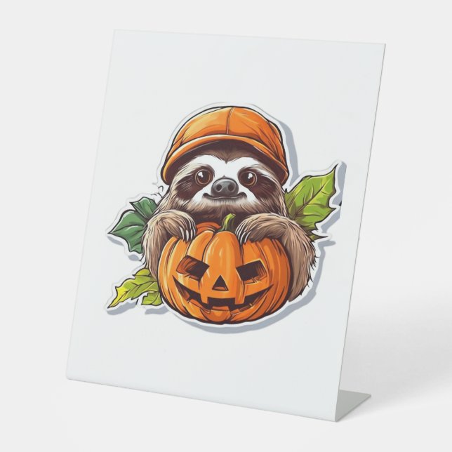 Signe De Table Baguette classique Halloween Halloween Sticker (Recto)