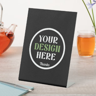 Signe De Table baiser personnalisé, unique, élégant et minimalist