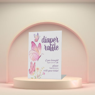 Signe De Table Baisers à papillon Bébé Voeux   Broche de couches 