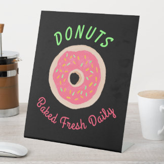 Signe De Table Baked Fresh Daily Faux Neon Donut Shop Sign