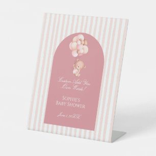 Signe De Table Ballots Blondes Roses Mignons Ours Teddy Mots Pers