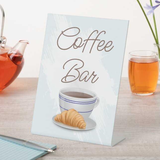 Signe De Table Bar à café Baby Shower (In SItu)