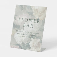 Bar à fleurs Elégante Fête des mariées Vintage flo