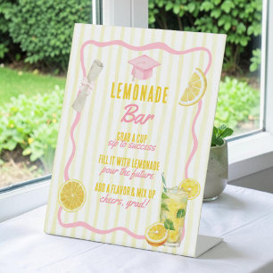 Signe De Table Bar à limonade pour fête de diplômés fraîchement d