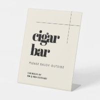 Bar Cigar mariage simple, élégant et chic