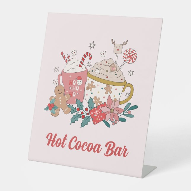 Signe De Table Bar de Chocolat Chaud (Recto)
