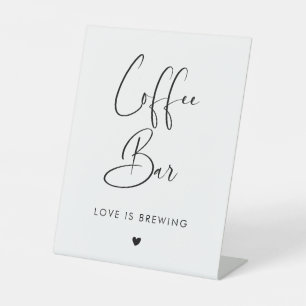 Signe De Table Bar mariage élégant et moderne