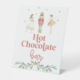Signe De Table Barre de chocolat chaud Casse-Noisette de Noël