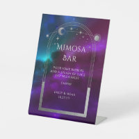 Barre Mimosa Cosmique Violet Soleil Étoiles