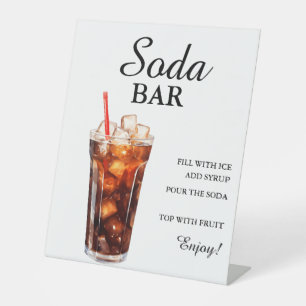 Signe De Table Barre minimaliste moderne soda Été Anniversaire