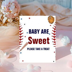 Signe De Table Baseball Sport bébé sont doux baby shower faveur