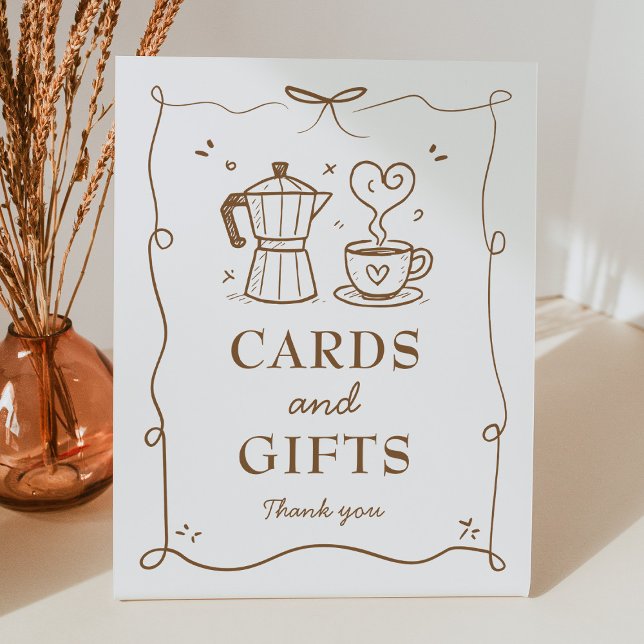 Signe De Table Bébé brasse des cartes et des cadeaux (Créateur téléchargé)