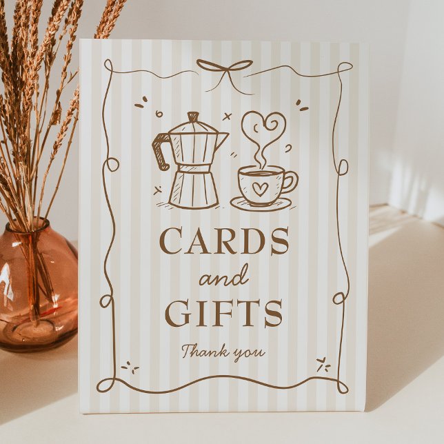 Signe De Table Bébé brasse des cartes et des cadeaux (Créateur téléchargé)