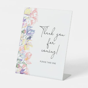 Signe De Table Bébé en Merci fleuri pour l'affiche à venir
