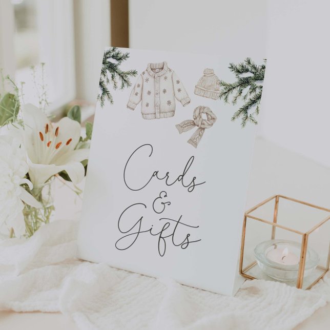 Signe De Table Bébé Il fait froid Cartes et cadeaux (Créateur téléchargé)