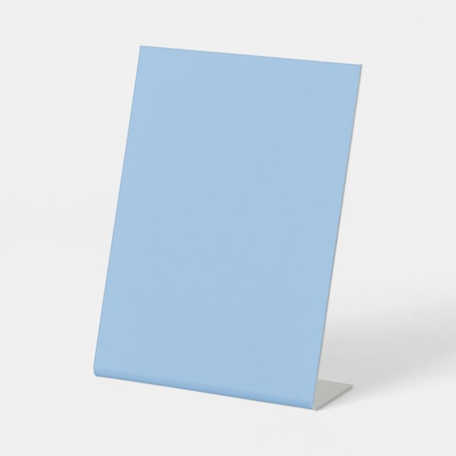 Signe De Table Bébé yeux bleus (couleur solide) (Recto)