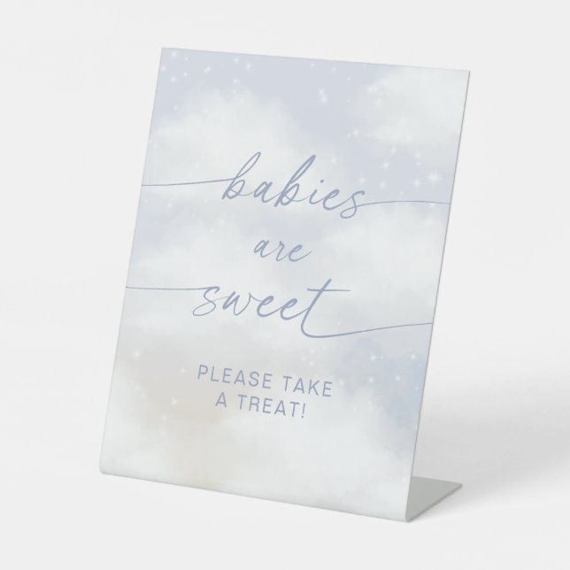 Signe De Table Bébés sur nuage 9 sont doux  (Recto)