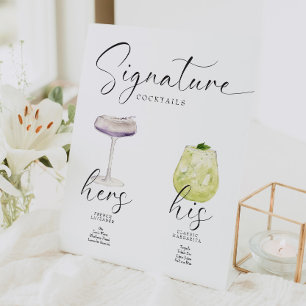 Signe De Table Belle Boho Signature Boire Bar Mariage