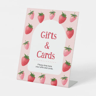 Signe De Table Berry fraise premiers cadeaux d'anniversaire