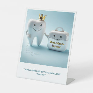 SIGNE DE TABLE " BEST AMIS FOREVER : TOOH ET FLOSS "