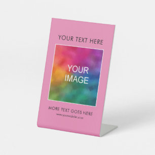 Signe De Table Best Business Company Logo Texte Ici Rose moderne