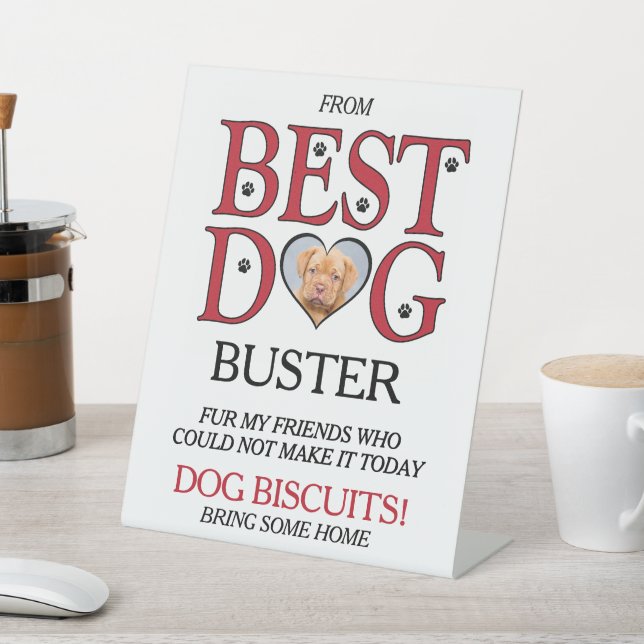 Signe De Table Best Dog Mariage Biscuit Bar Avec Animaux De Compa (In SItu)