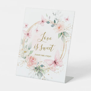 Signe De Table Beurre amour est doux Treat Favor Signer