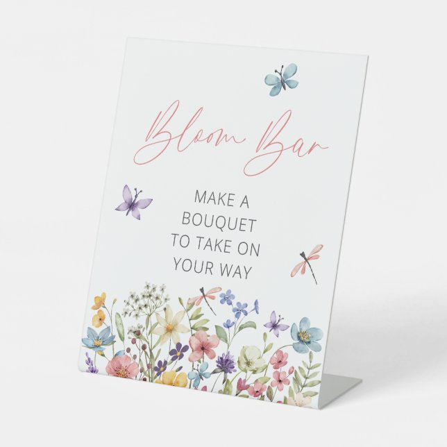 Signe De Table Beurre fleur sauvage Garden Bloom Bar (Recto)