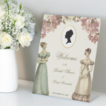 Bienvenue à la fête de mariage Régence Vintage Fle