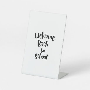 Signe De Table Bienvenue À L'École