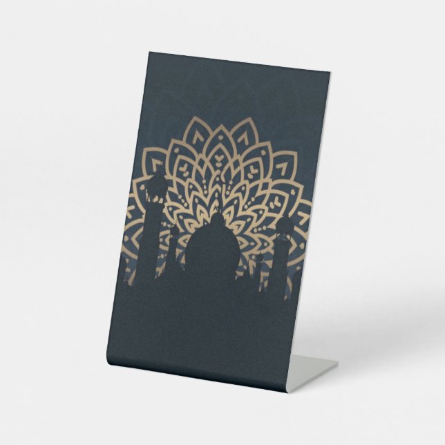 Signe De Table Bienvenue Ramadan (Recto)