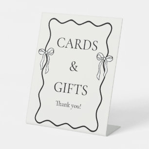 Signe De Table Black Bow Cravate le noeud Fête des mariées Cartes