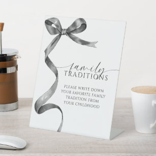 Signe De Table Black Bow Traditions Familiales Favorites Jeu