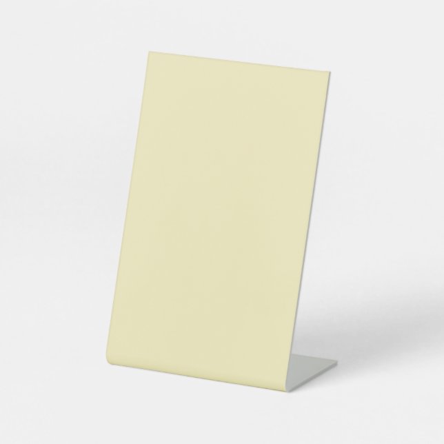 Signe De Table Bleu (couleur solide) (Recto)