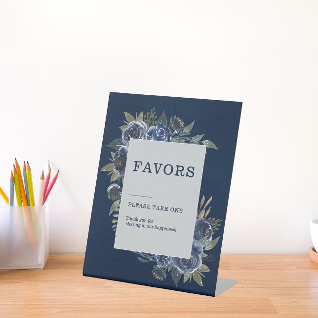 Signe De Table Bleu Poussiéreux Noces Champagne Ivoire  (Dusty Blue Navy Champagne Ivory Wedding Supplies)