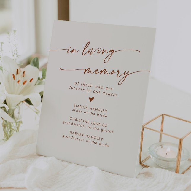 Signe De Table Boho Chic Bohemian Cream Mariage En Mémoire D'Amou (Créateur téléchargé)