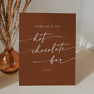 Signe De Table Boho Chic Terracotta Hot Chocolat Bar