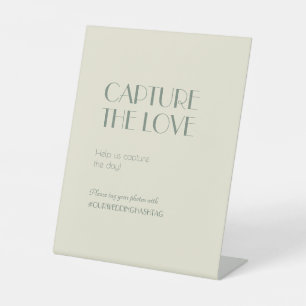 Signe De Table Boho Deco d'automne Cream Capture l'amour