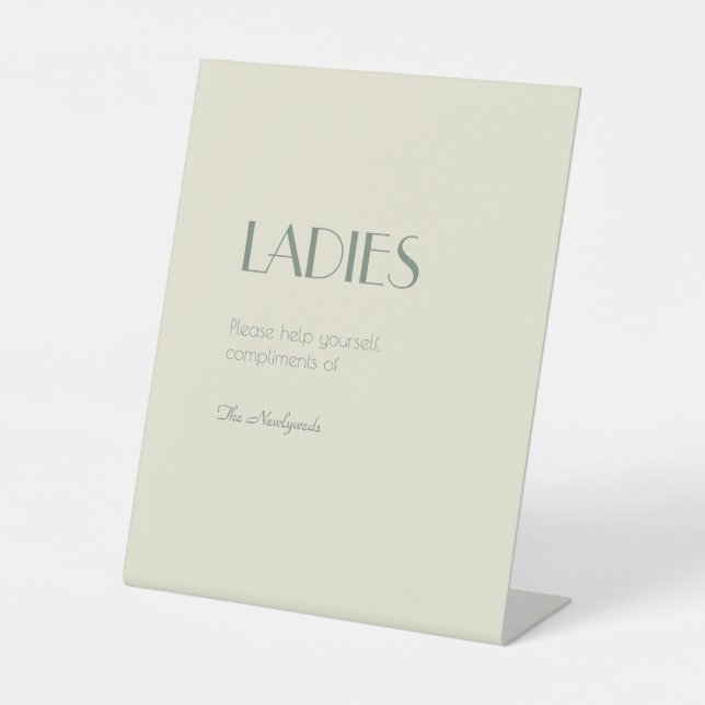 Signe De Table Boho Deco d'automne | Salle de bain Cream Ladies (Recto)