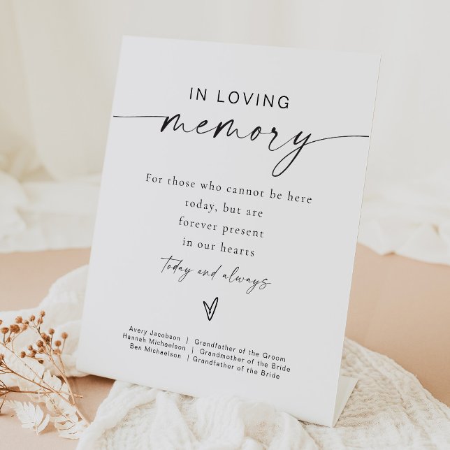 Signe De Table Boho Minimaliste Moderne Dans Mariage Mémoire Amou (Créateur téléchargé)