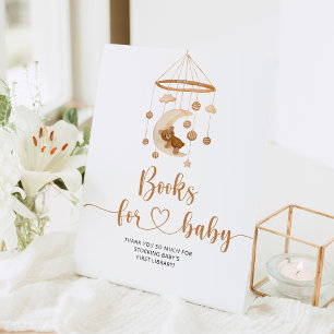 Signe De Table Boho nursery livres mobiles pour bébé
