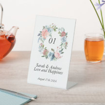 Boho rose bleu vert Mariage de couronne