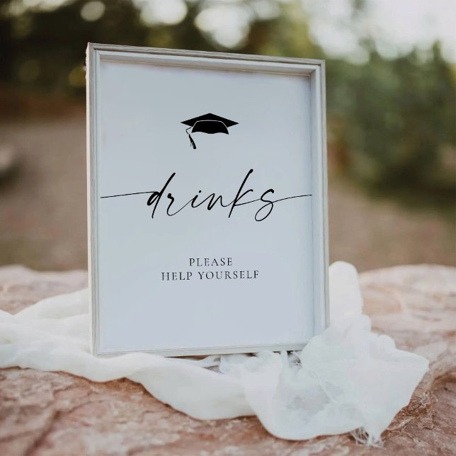 Signe De Table Boissons minimalistes (Créateur téléchargé)