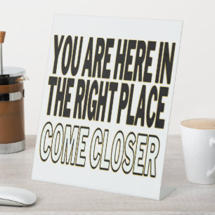 Signe De Table Bold Motivational Text