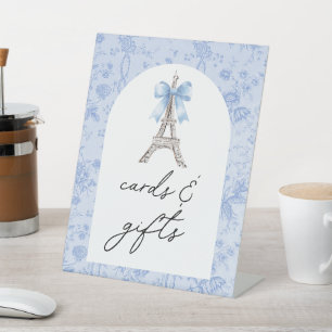Signe De Table Bon Jour Be Be Blue Toile Livres et Cadeaux